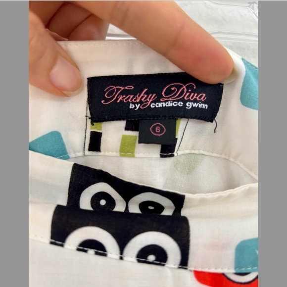 Size 6 Trashy Diva Mah Jong Circle Skirt - Picture 6 of 6